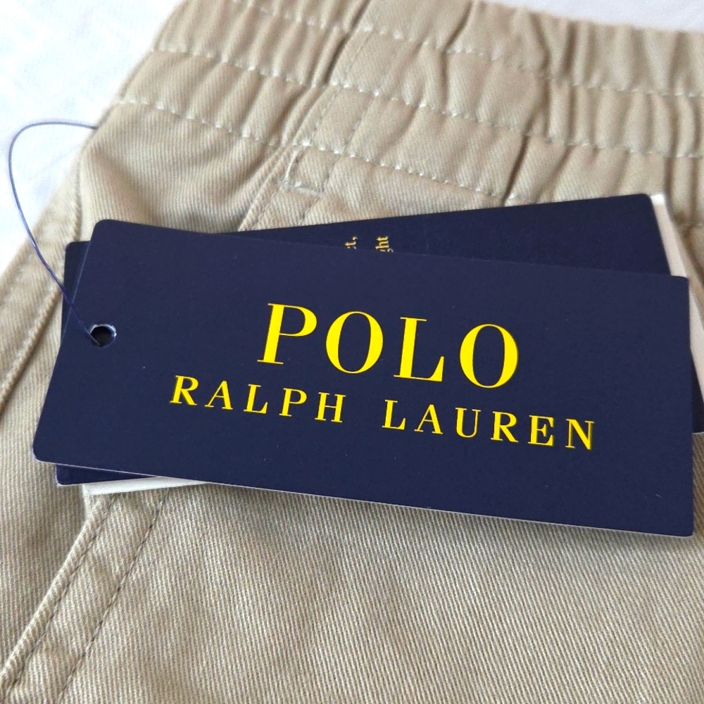 Polo by Ralph Lauren Tan Mens Stretch Classic Shorts with Classic Design XL. - Picture 2 of 16